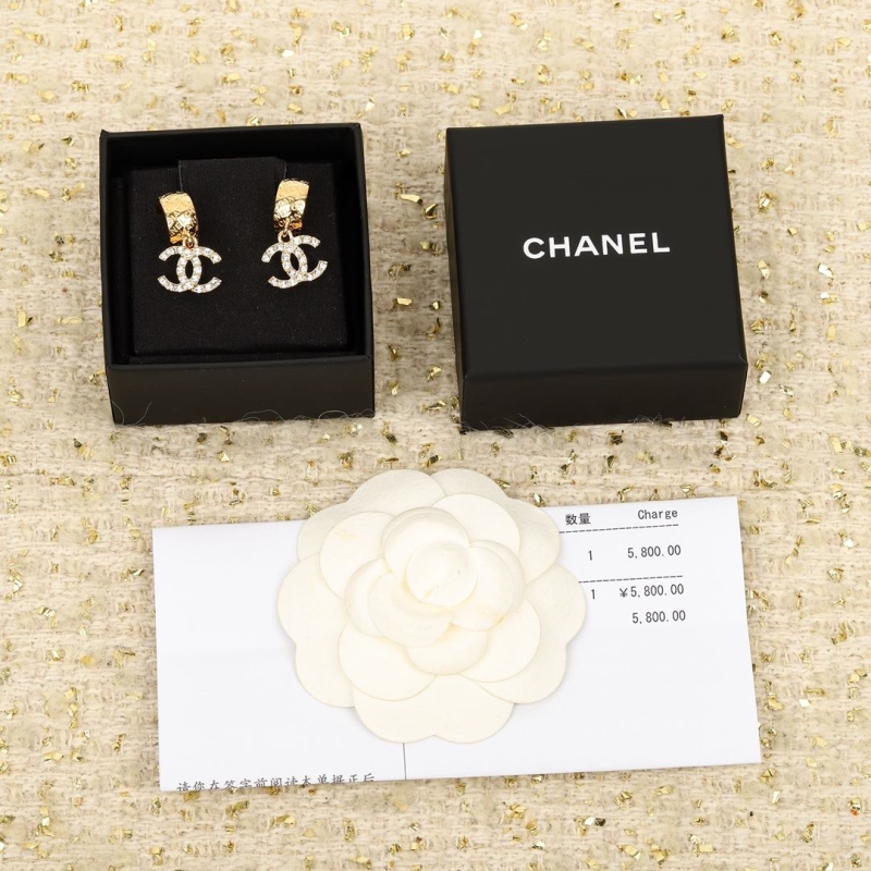 Ch*el earrings